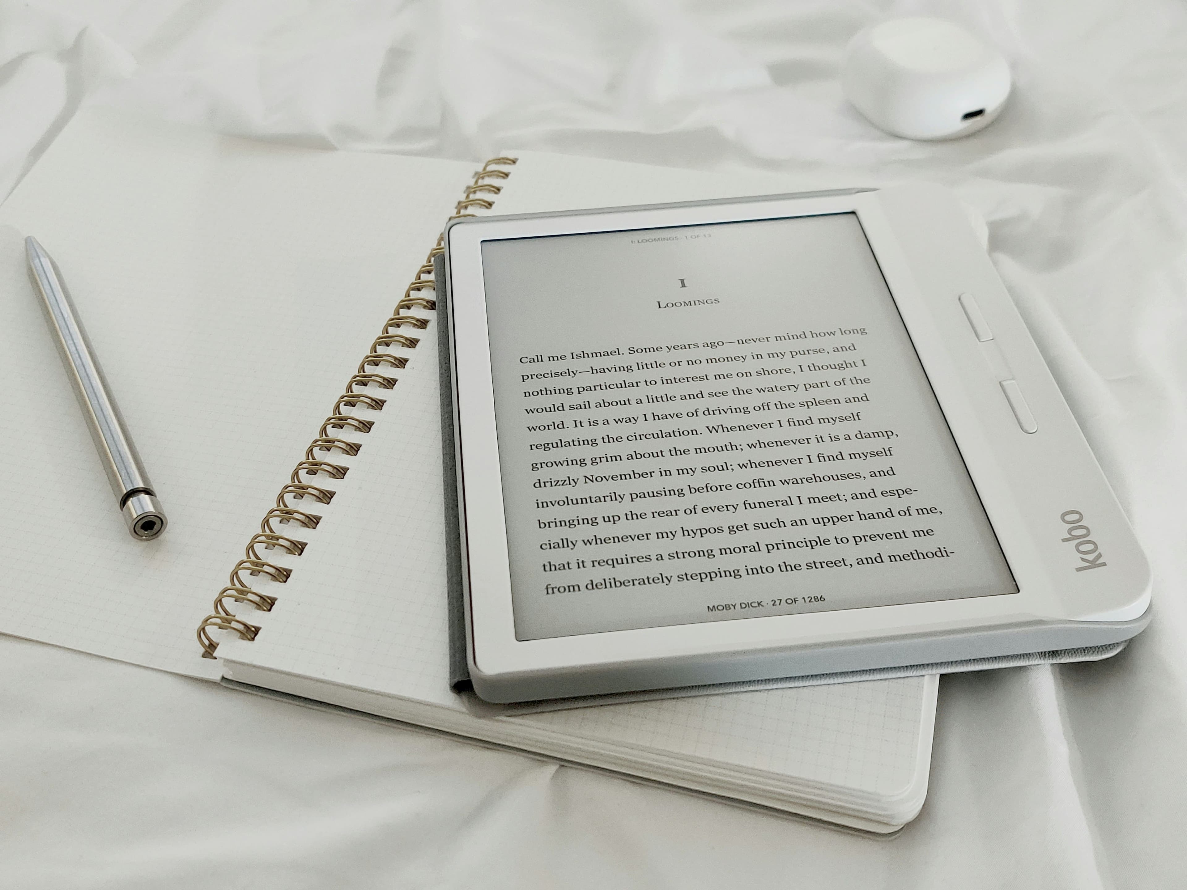Ebook on ereader